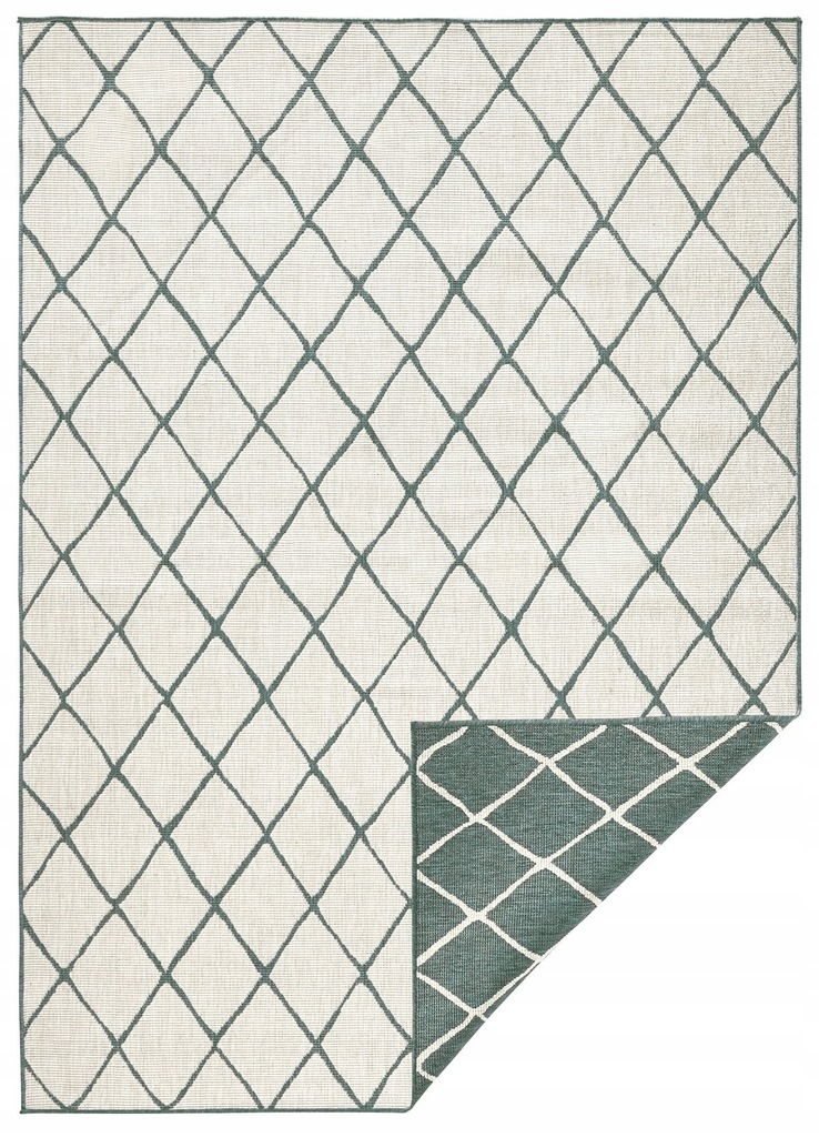 Koberec Běhoun 80x350 cm, oboustranný, plochý tkaný pro chodbu-předsíň