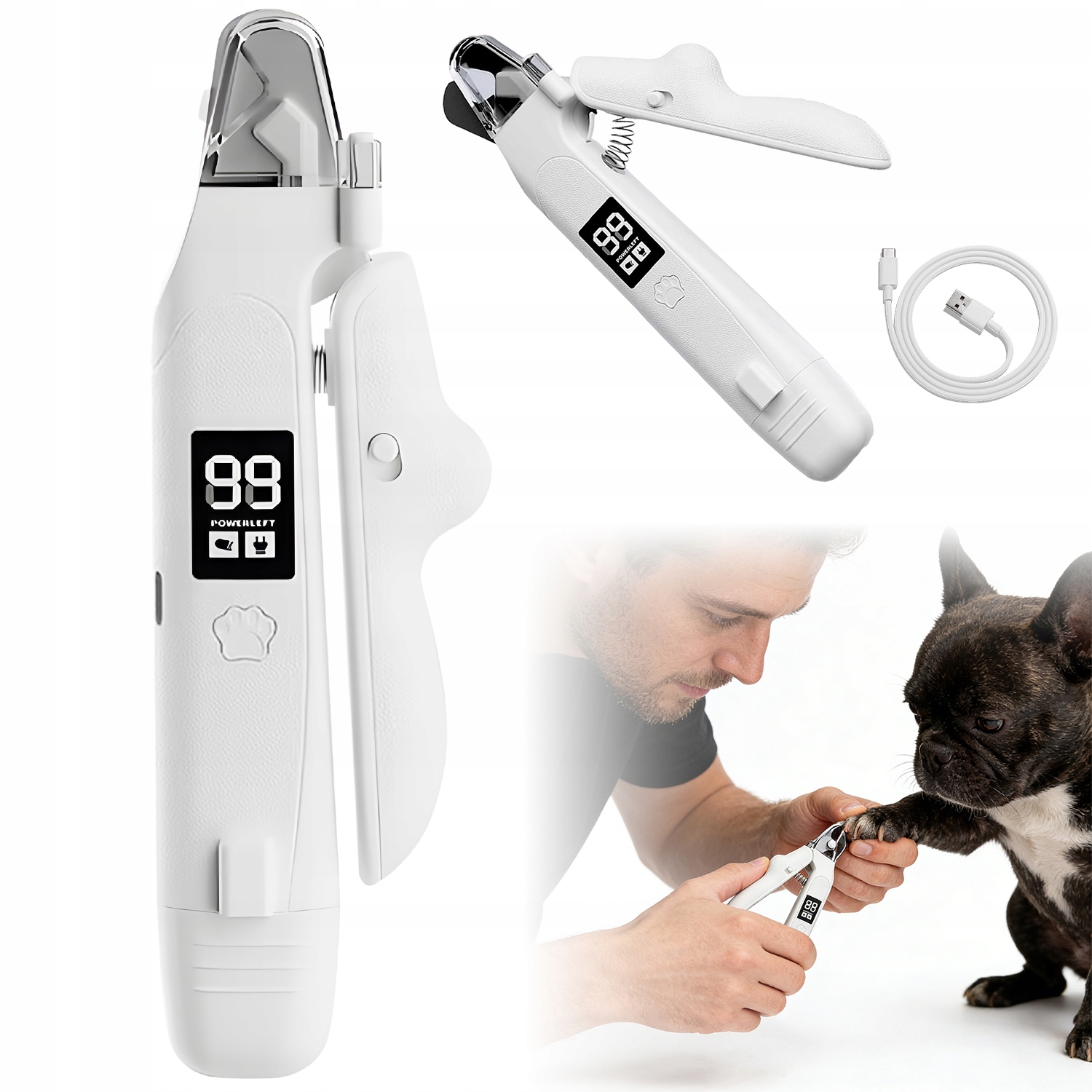 Levně Kleště Na Drápky Ocelové Pro Psa Kočku Led Zvířata Pilník