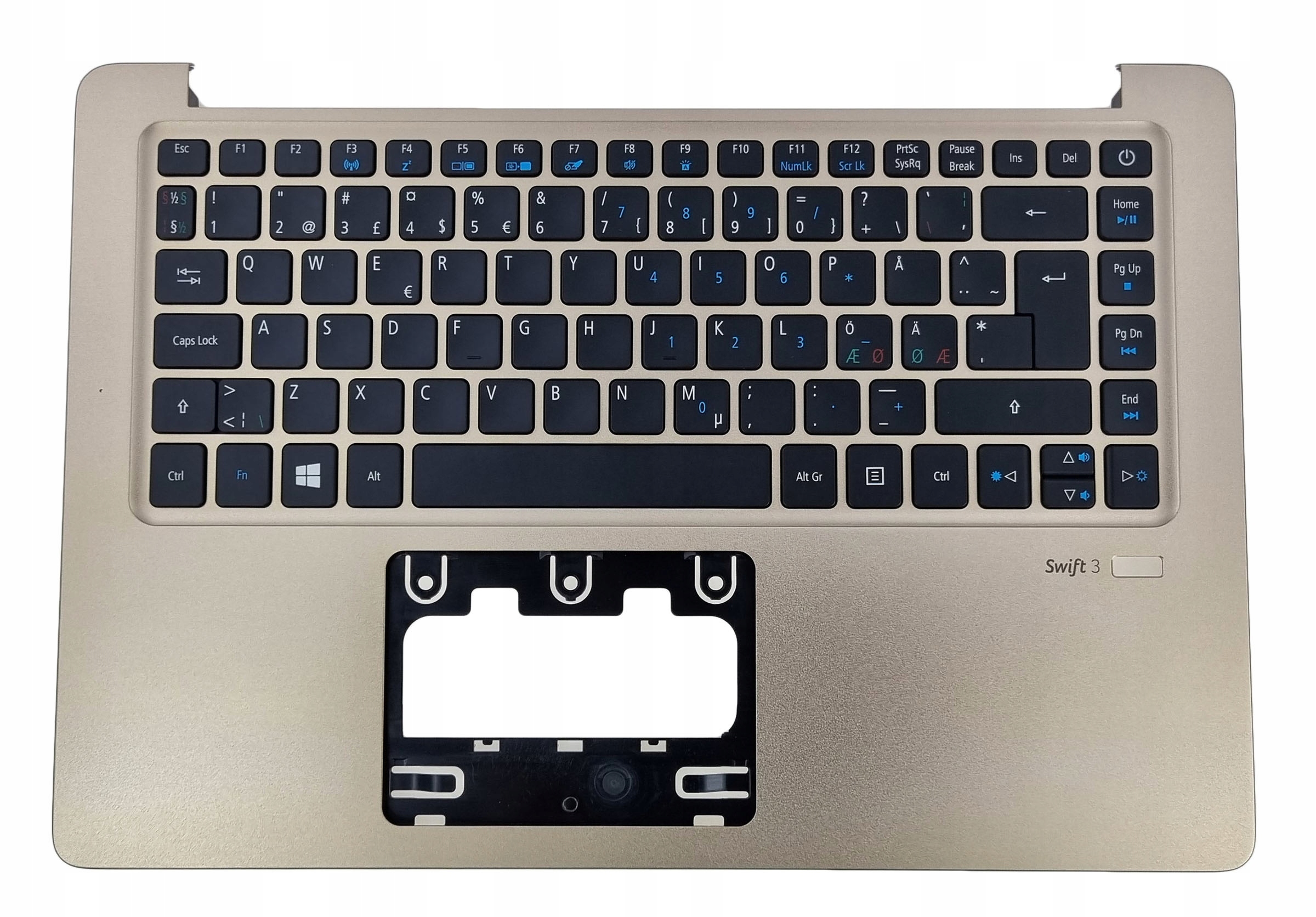 Nové Pouzdro Klávesnice Acer Swift 3 SF314-51 Norská Podsvícená