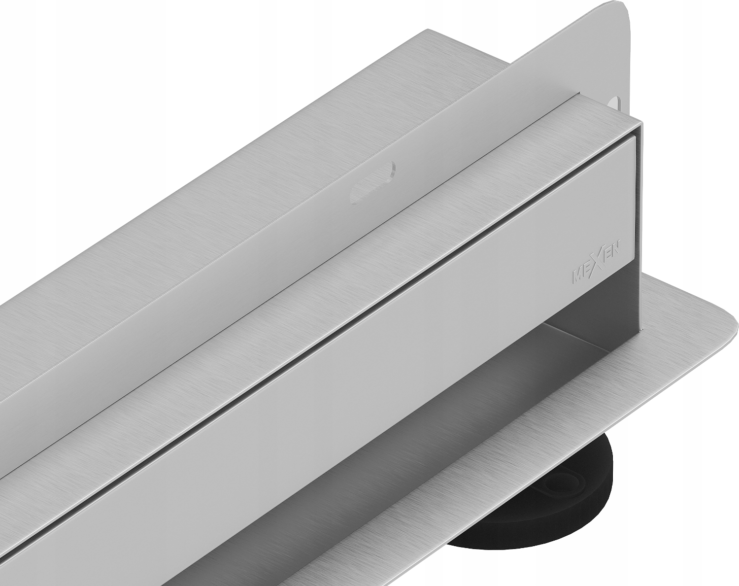 Odpływ liniowy ścienny 100 prysznicowy Mexen Flat Wall 2w1 stal 304 inox