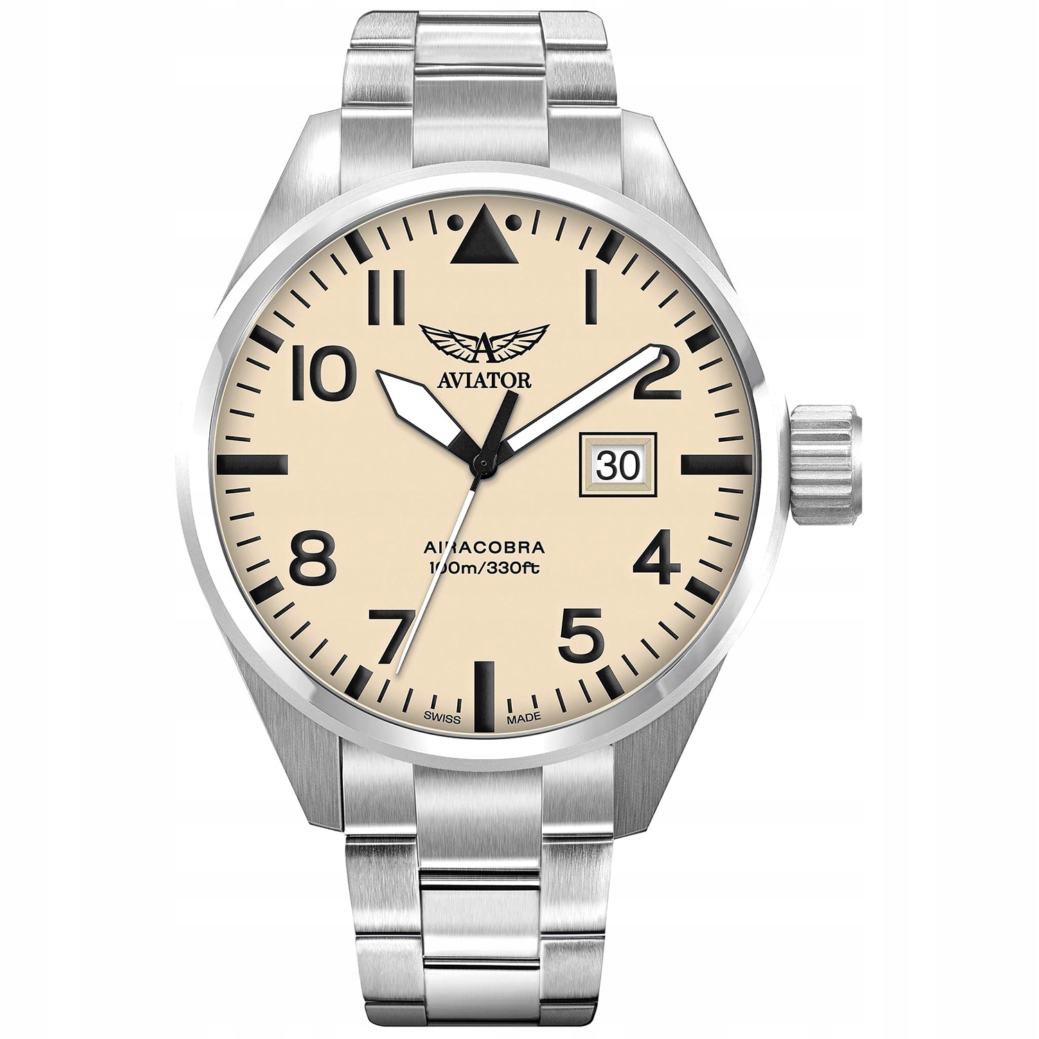 Pánské Hodinky Aviator V.1.22.0.190.5 stříbrné