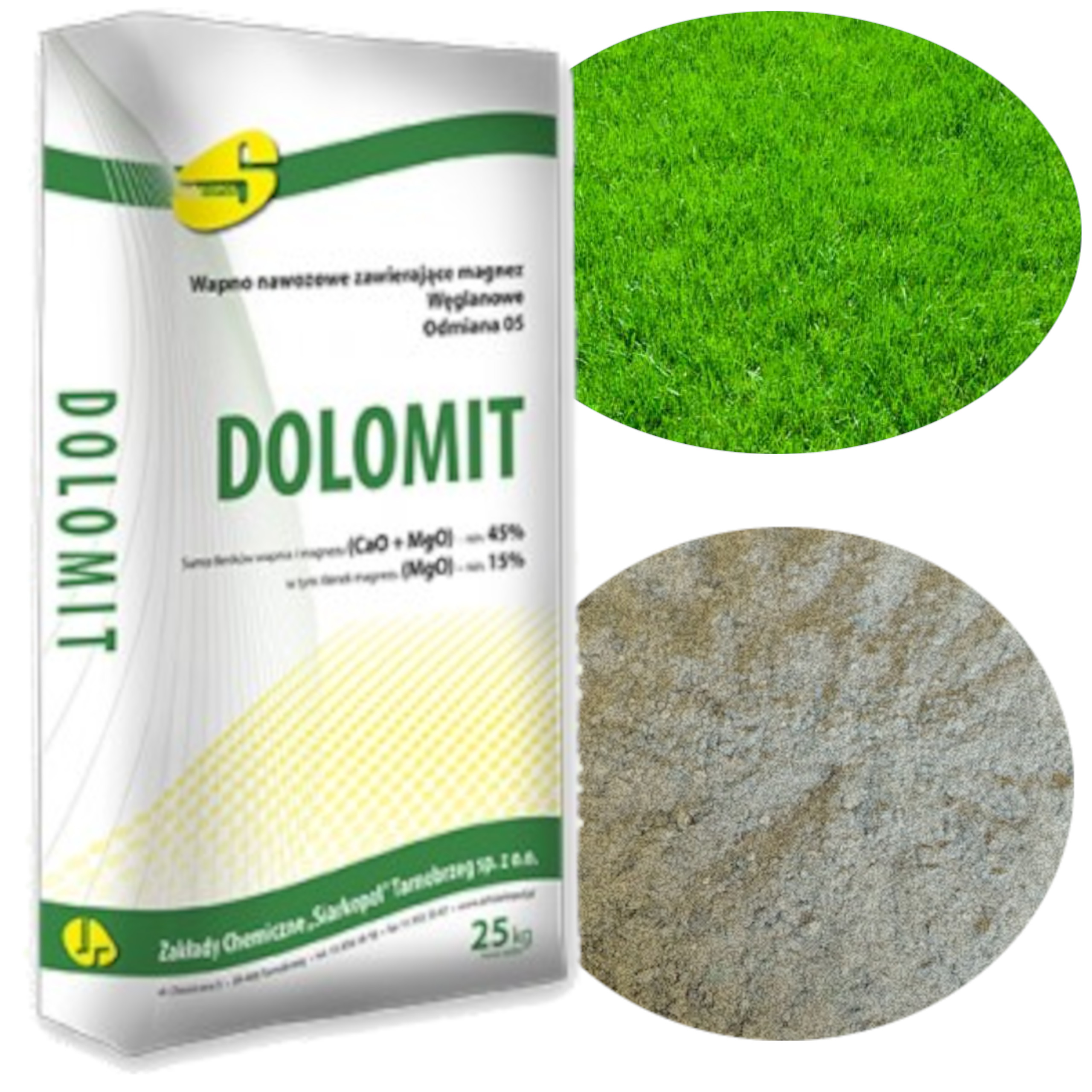 

Dolomit 25kg Wapno Magnez Odkwasza