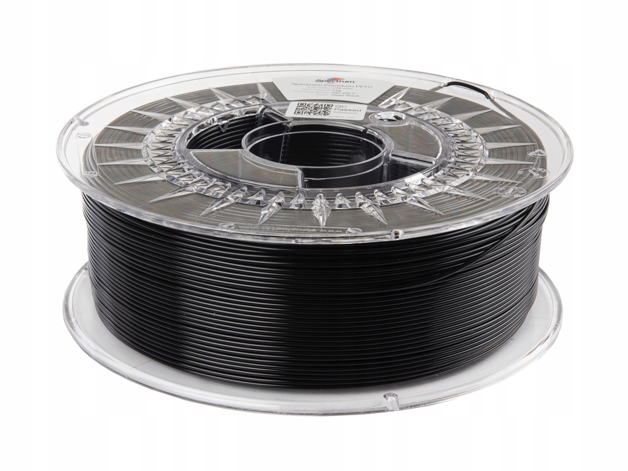 FILAMENT Spectrum PET-G 1.75 mm Deep Black 1kg Kod producenta 5903175657602