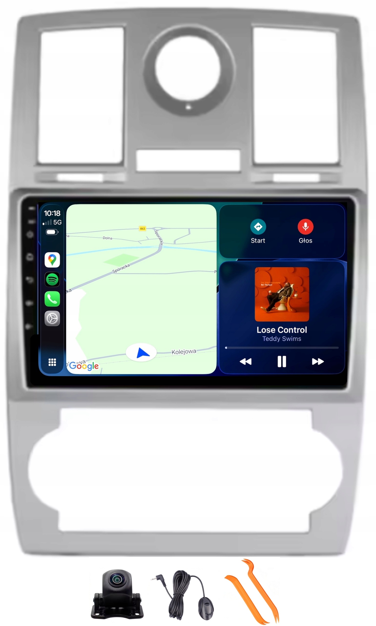 Rádio Android Navigácia VQ230 Qled Carplay Lte Gps Chrysler 300C 1 04-11