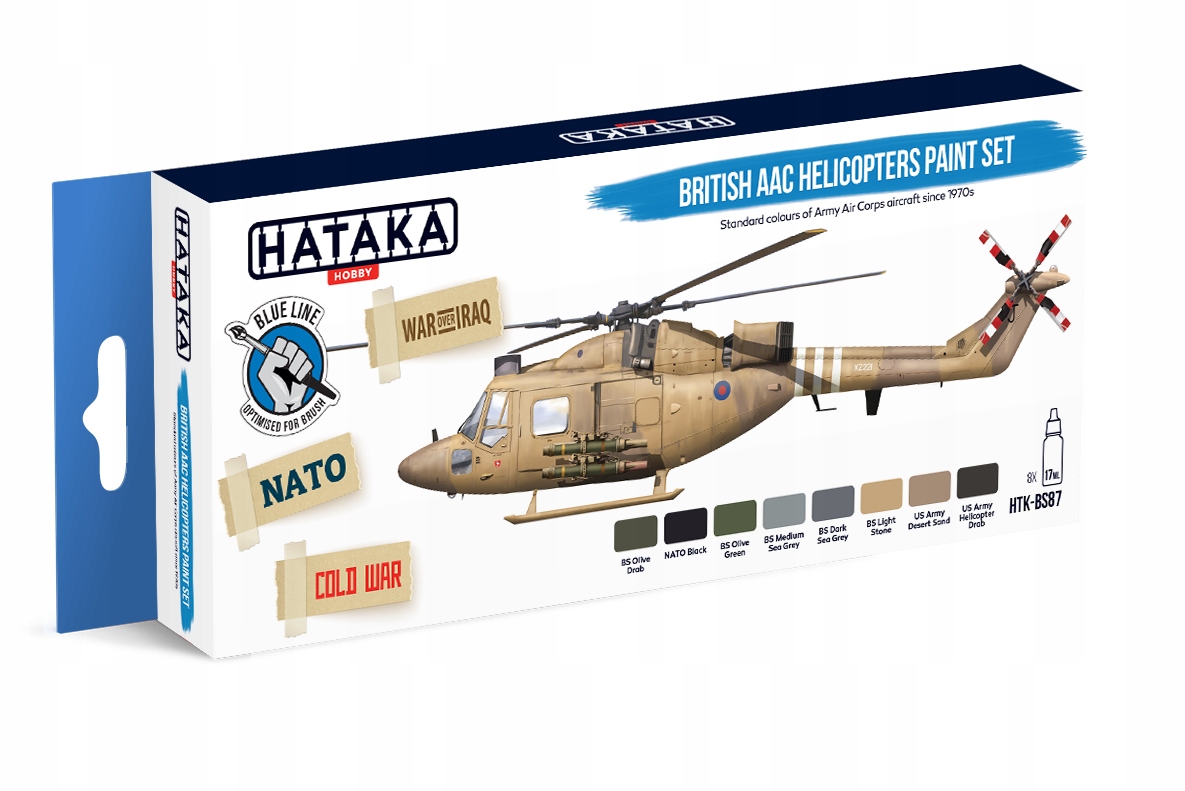Sada barev pro britské vrtulníky Aac Hataka BS87