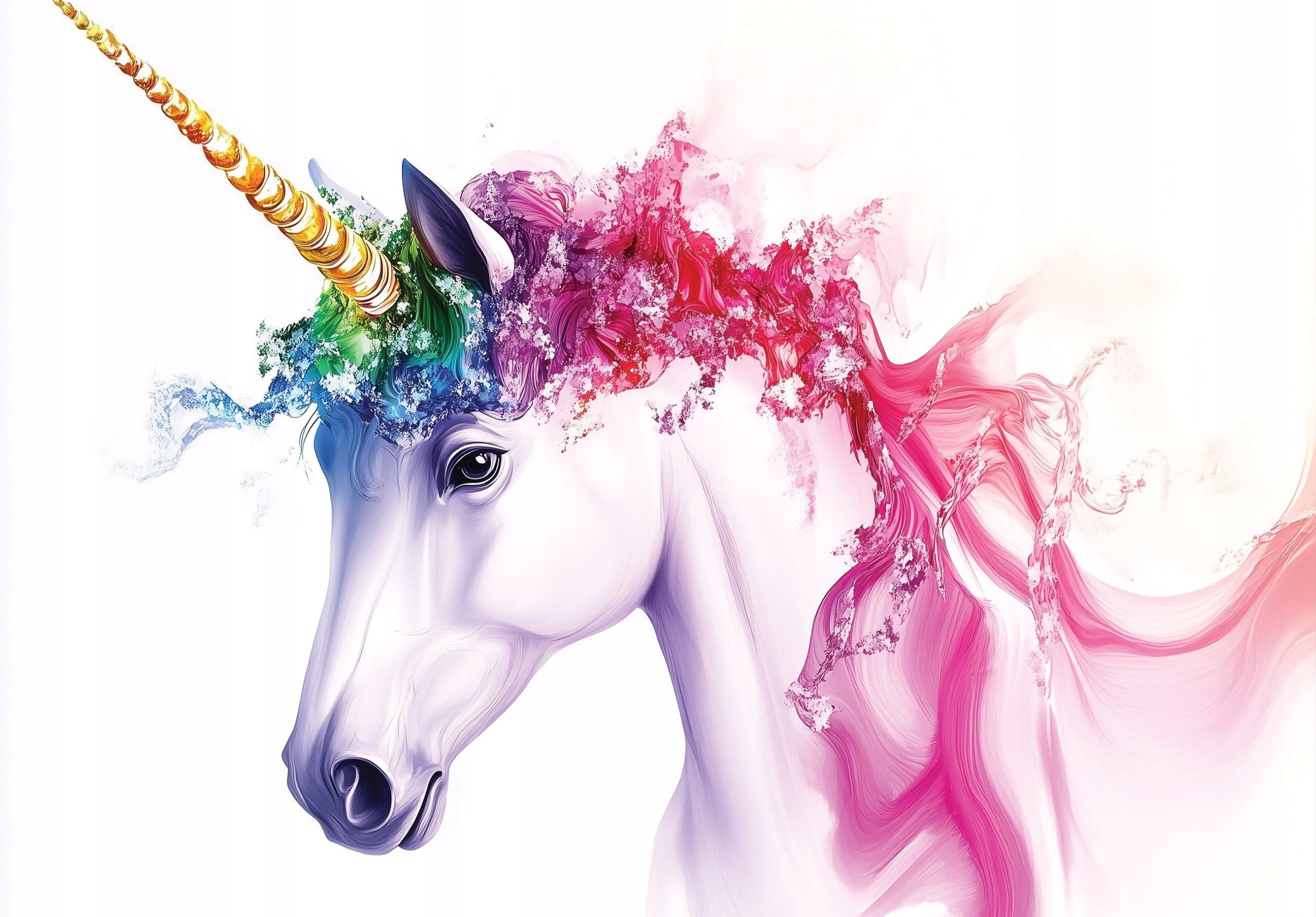 Fototapeta Duha jednorožce plná snů Barevná fantazie 250x175 lepidlo