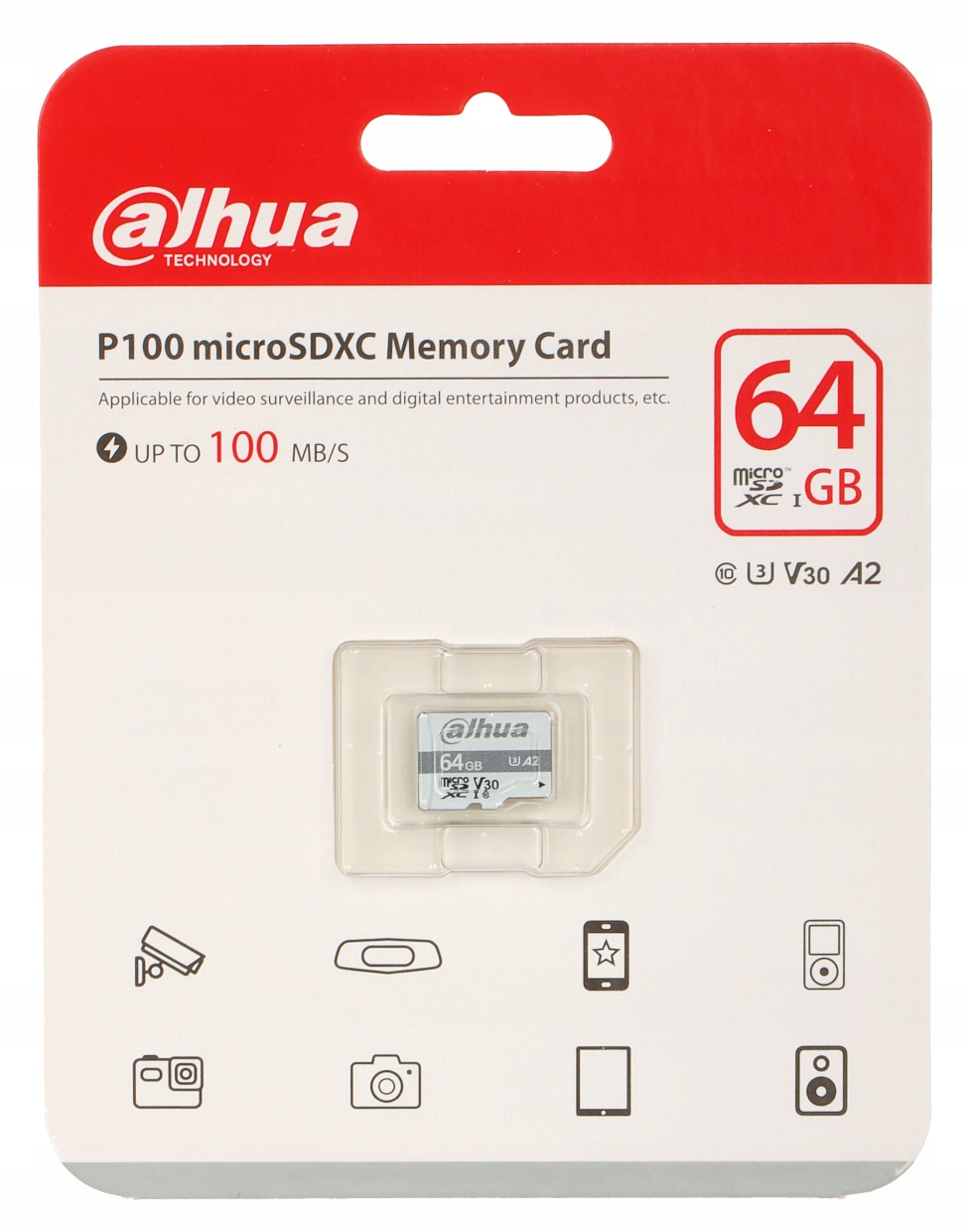 Paměťové karty microSD Sdxc TF-P100/64GB Dahua