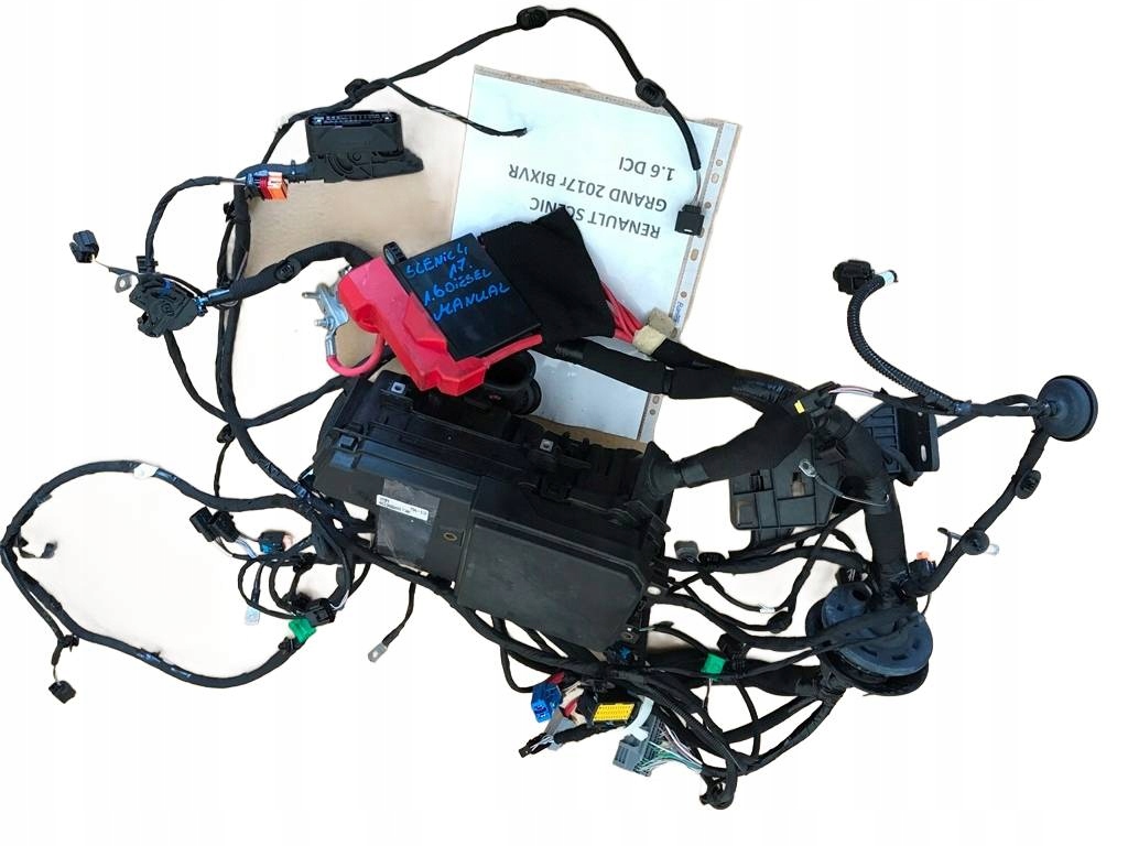 GRAND SCENIC IV 1.6 DCI INSTALACJA SILNIKA WIĄZKA