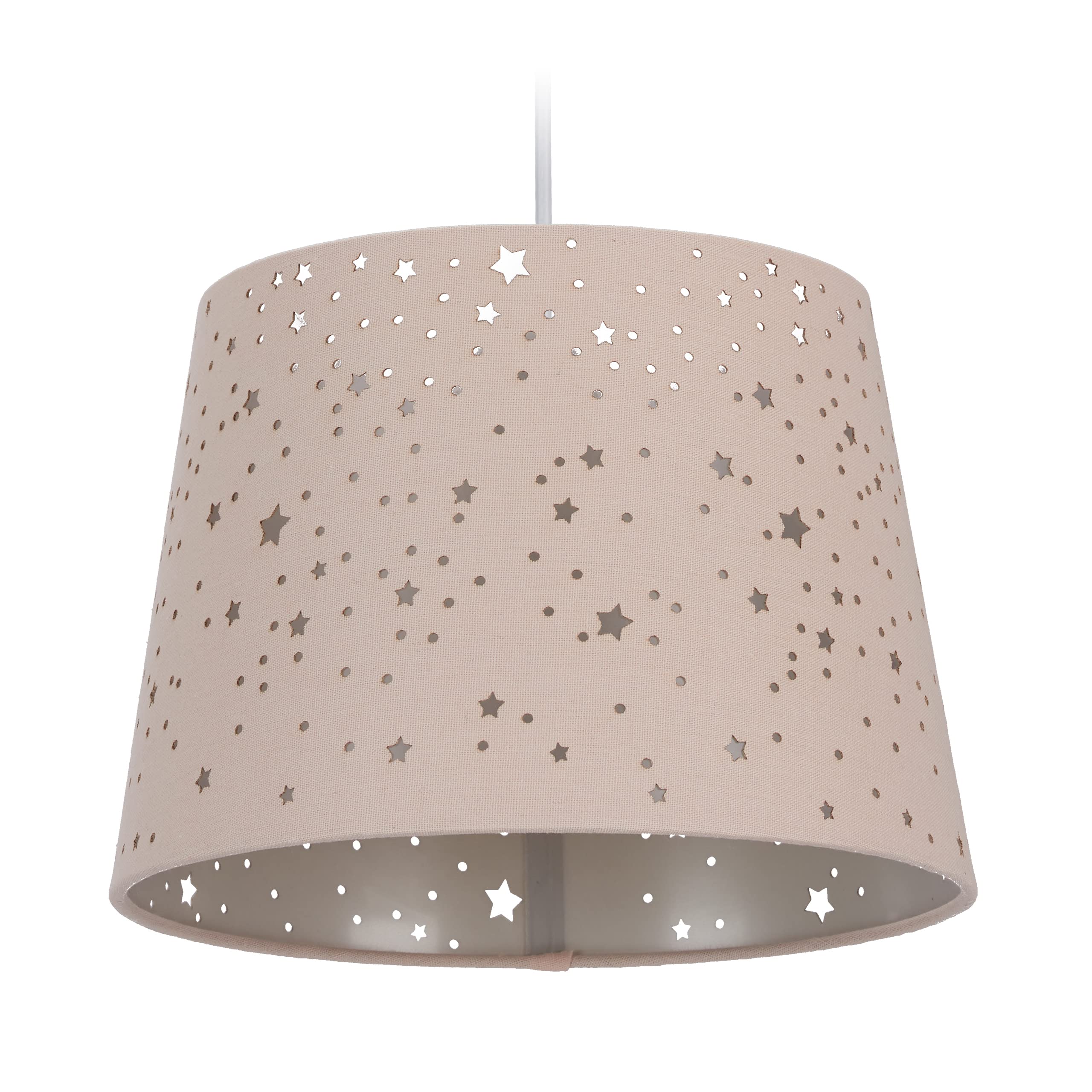 Relaxdays Lampa do pokoju dziecięcego, gwiazdy Różowy