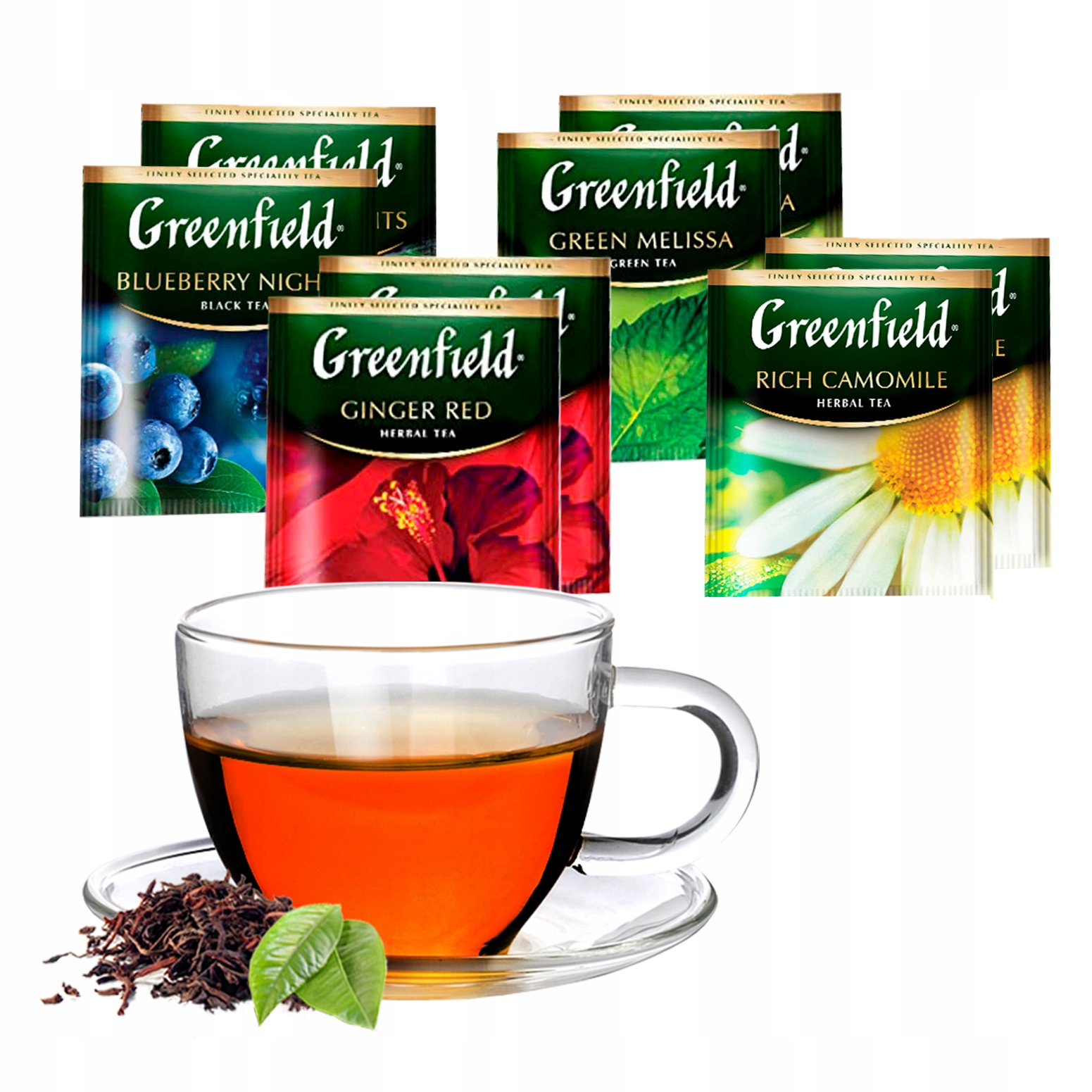 

Herbata 8 Losowych Sztuk Wypełnienie Kubka