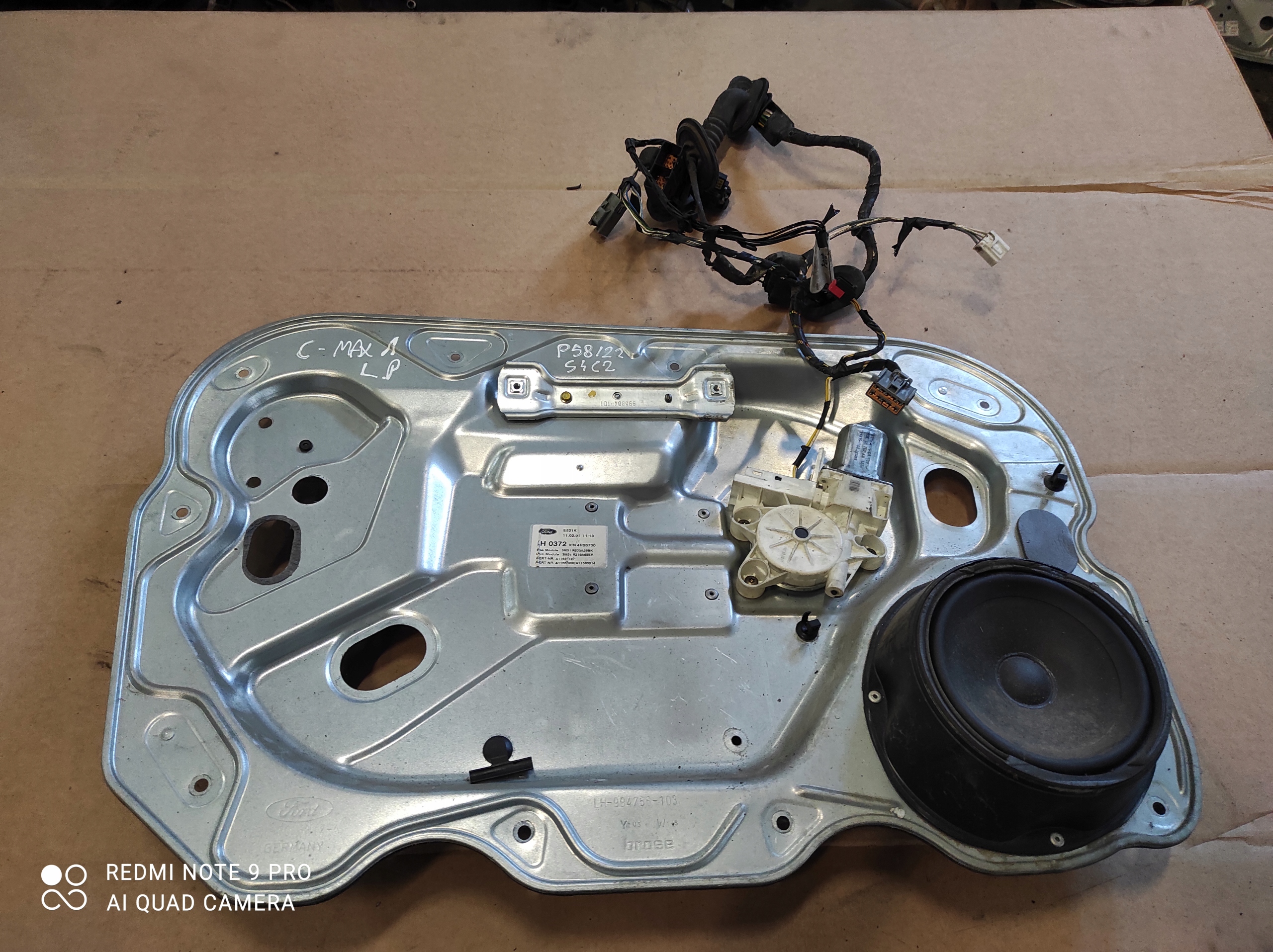 window regulator front left FORD FOCUS C-MAX