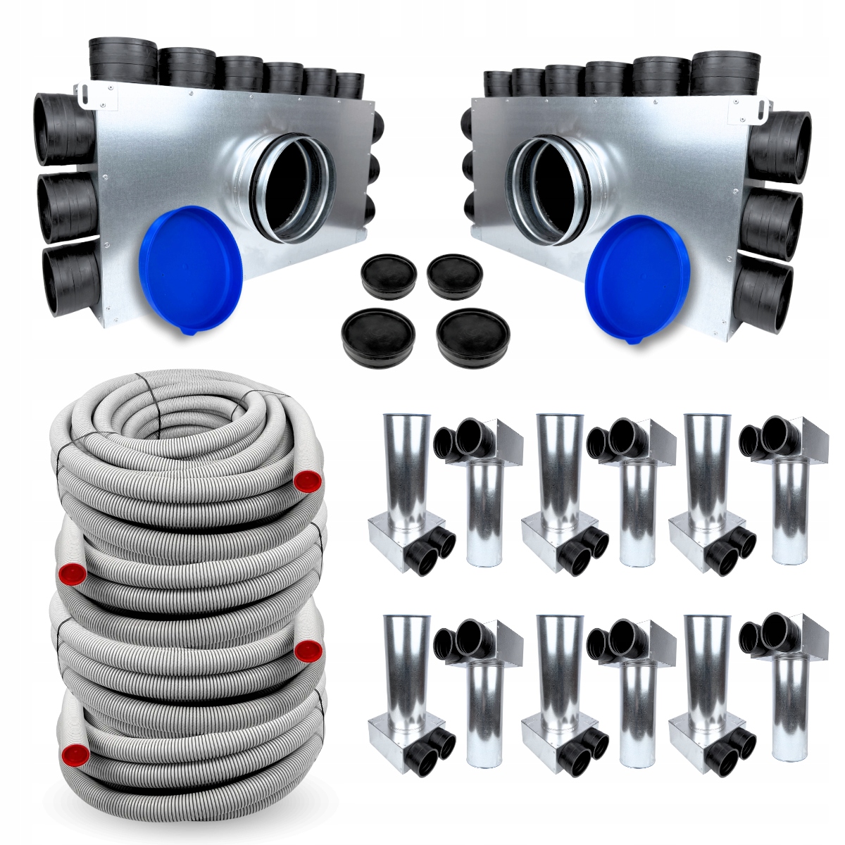 Sada Pro Rekuperaci Prvky Rekuperace Fi 75 Ventilace