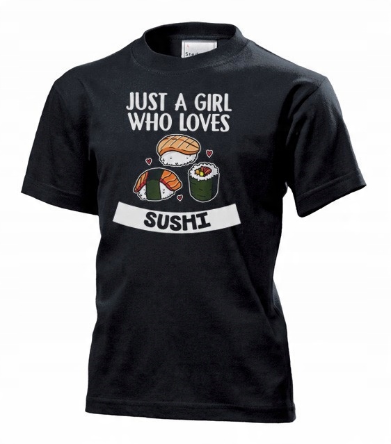 

Koszulka dziecięca Dziewczyna która kocha sushi L