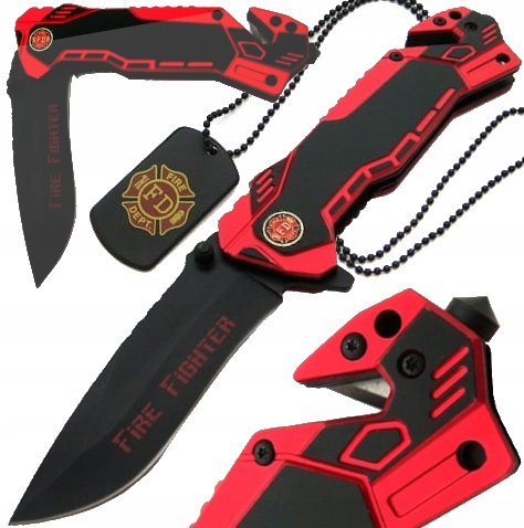 Albainox Nůž Vojenská Známka Vyrážeč Skel Řezání Pásů N384F