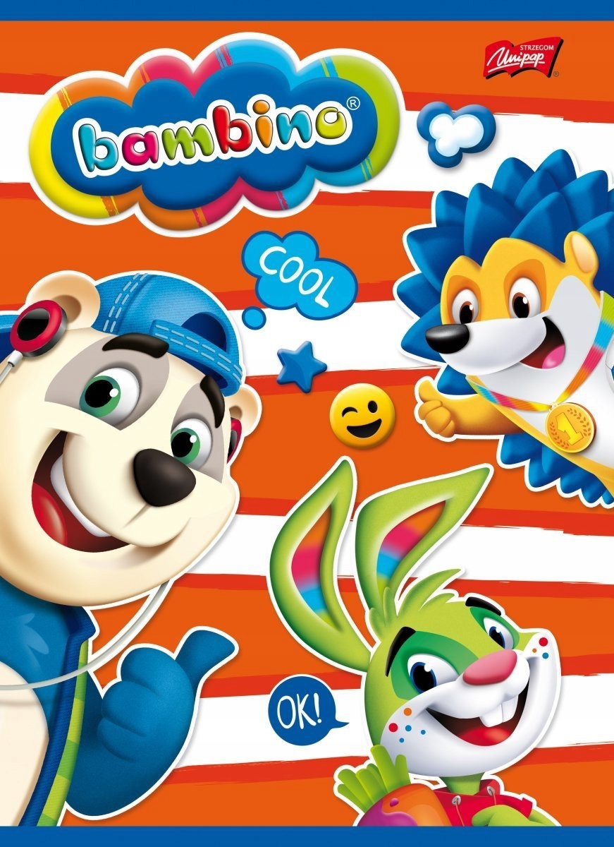 

Zeszyt w kratkę 16 kartek, Bambino (01789)