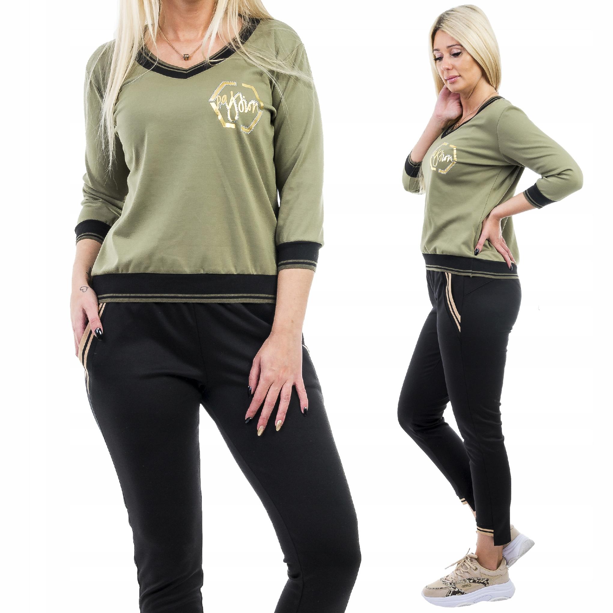 

Z321 Komplet Dres Zielono - Czarny r. 38