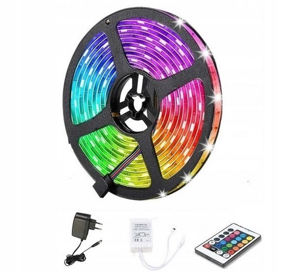 

Taśma Led Wodoodporna Rgb 5M Pilot Zasilacz