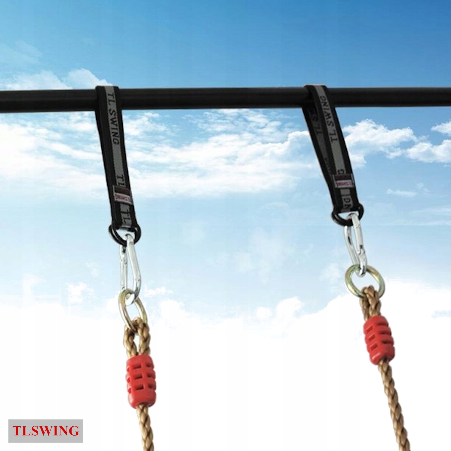 MOCOWANIE HUŚTAWKI HAMAKA MOCNY ZESTAW UCHWYT DO MONTAŻU karabińczyki taśmy Marka inna