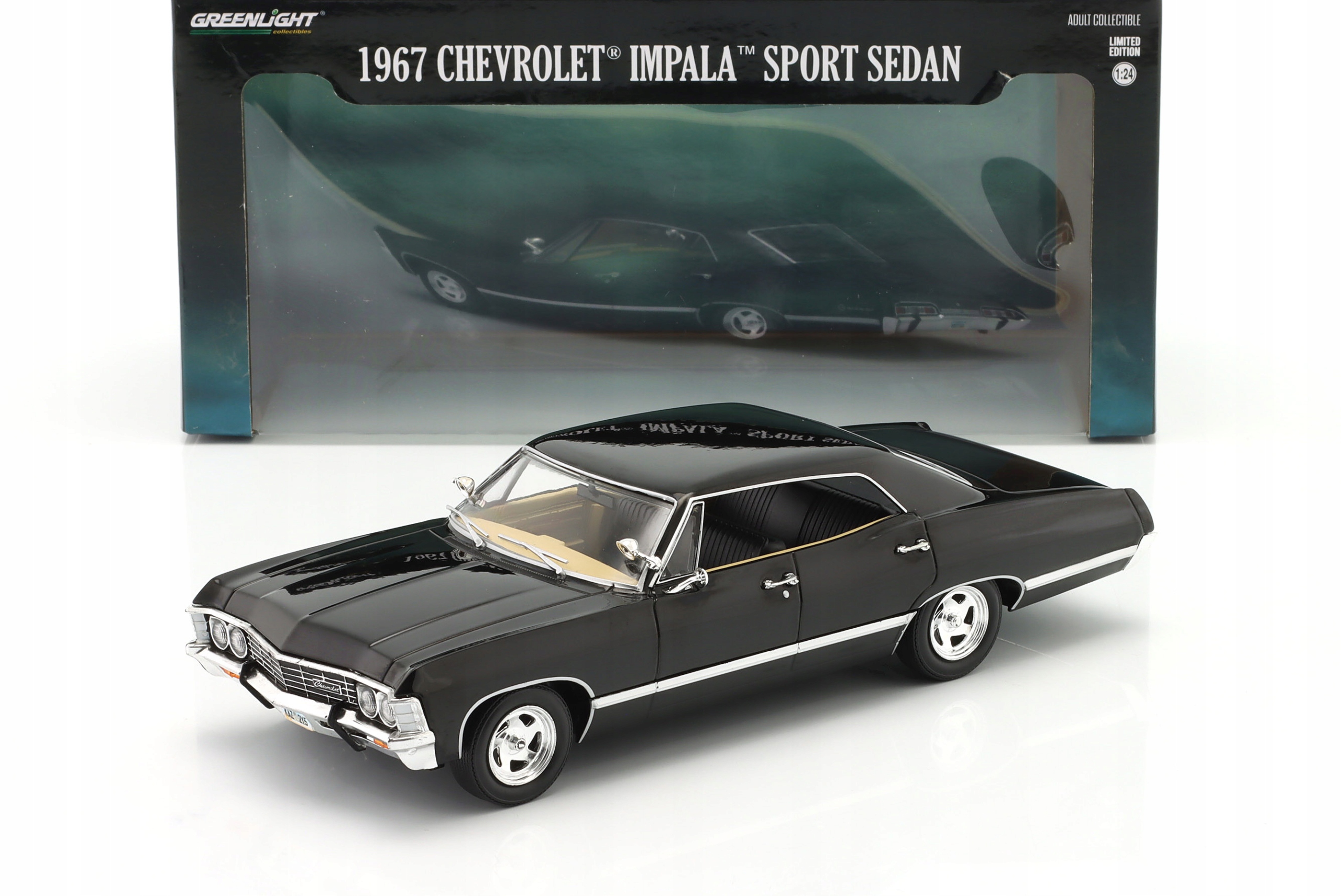 Greenlight 1967 Chevrolet Impala Sportovní sedan jako v „Supernatural“ 1:24