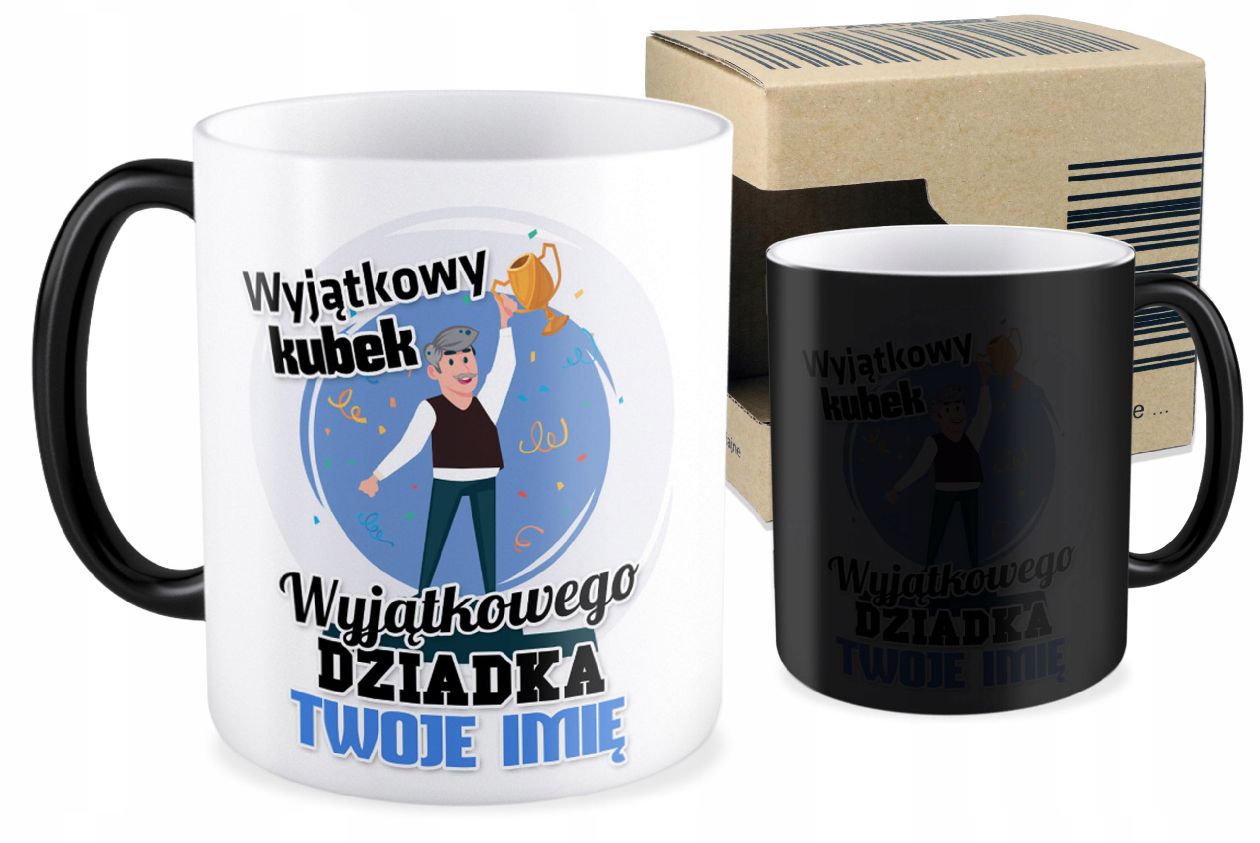 

Kubek magiczny Dzień Babci dla Dziadka Twoje Imię