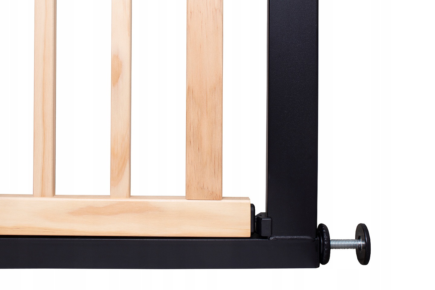 BRAMKA BARIERKA ZABEZPIECZAJĄCA OCHRONNA do drzwi schodów 75-103cm MAXIGATE Materiał metal