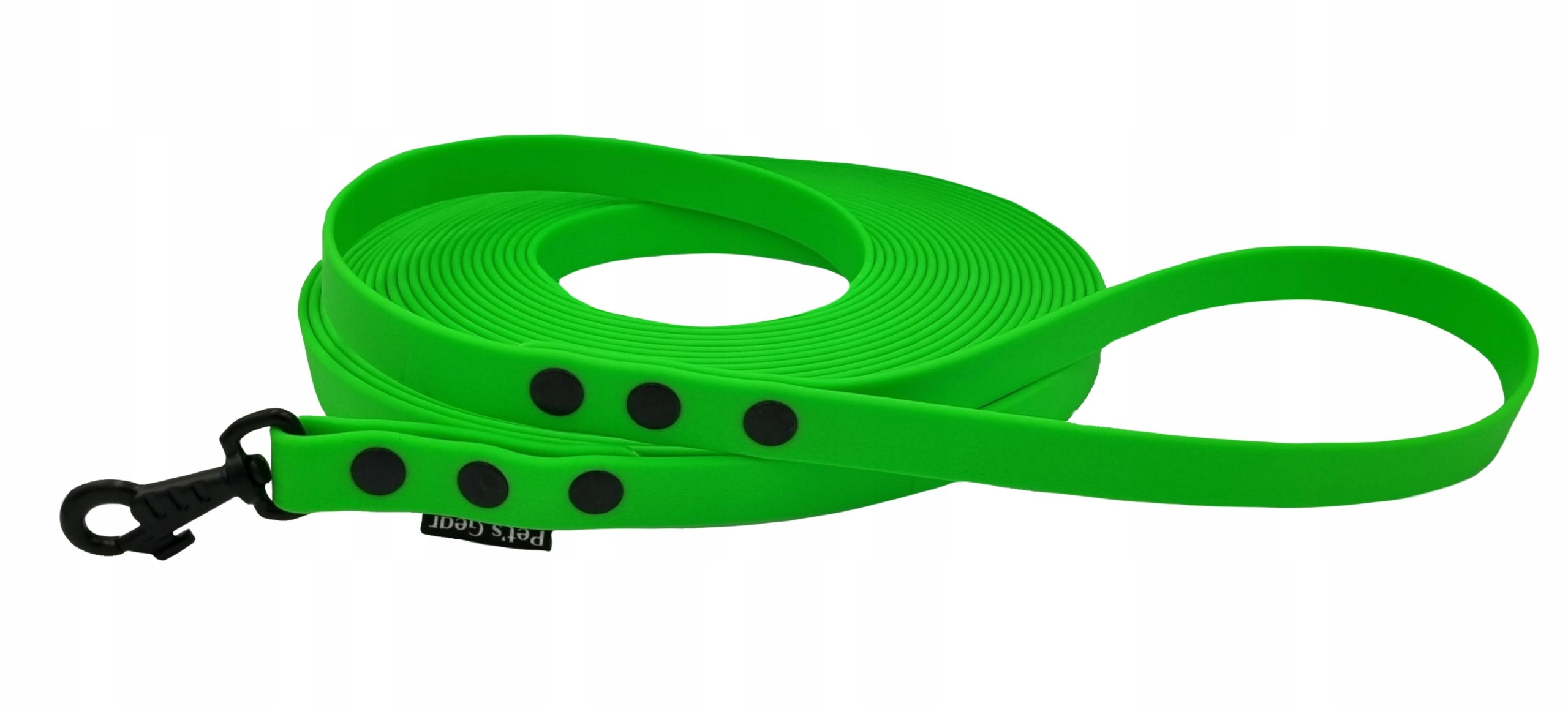 

Linka treningowa Pvc 15 m 16 mm zielona czarne oku