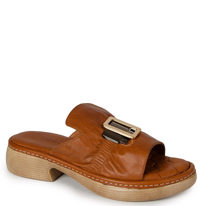 Boccato 0158-228.T25 Béžové Nazouváky S Ozdobou 40