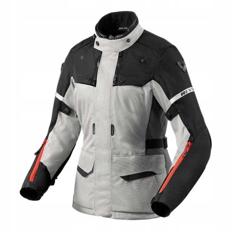 Dámska motocyklová bunda Revit Outback 4 H2O Lady Silver/black strieborná