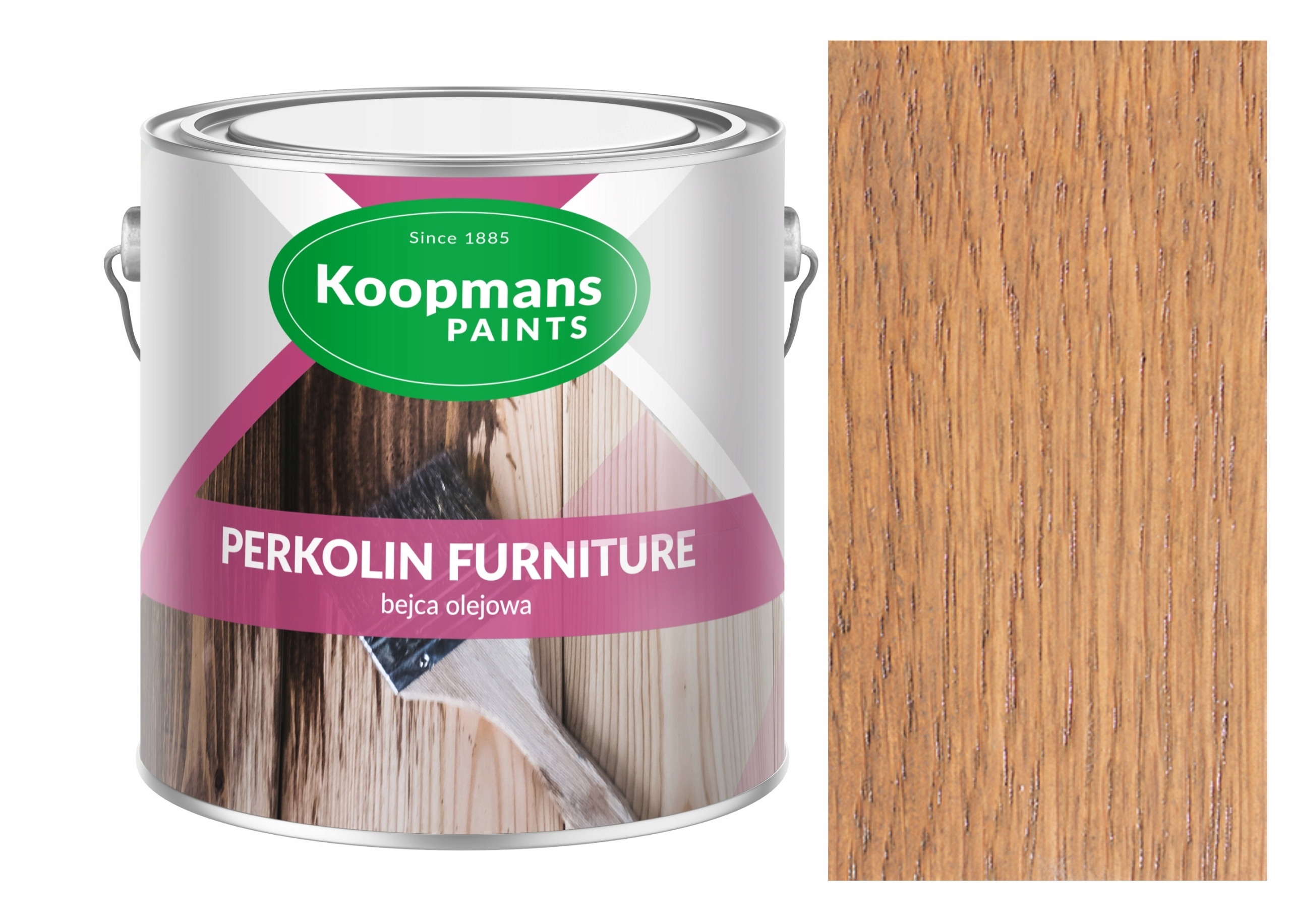Koopmans Perkolin Furniture Olejové Mořidlo Na Dřevo 600 ML Sardinské 08