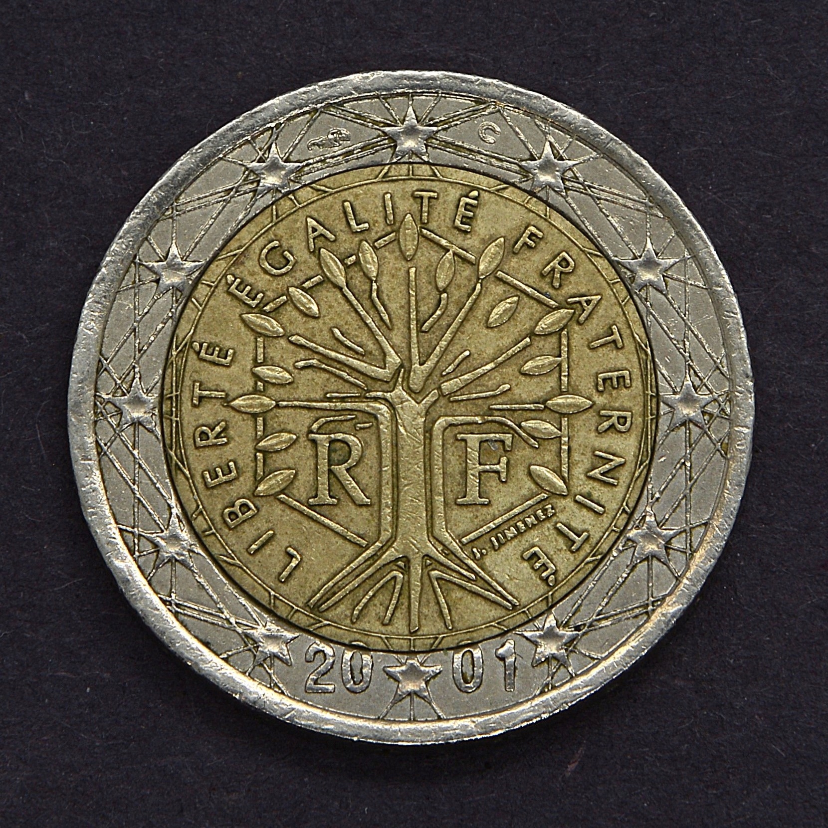 Francja - 2 euro 2001