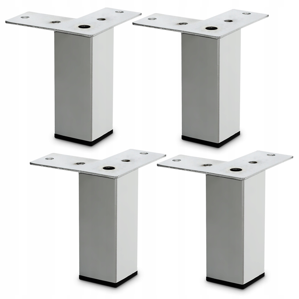 

4x Noga Nóżka Meblowa Nóżka Do Mebli Chrom H10CM