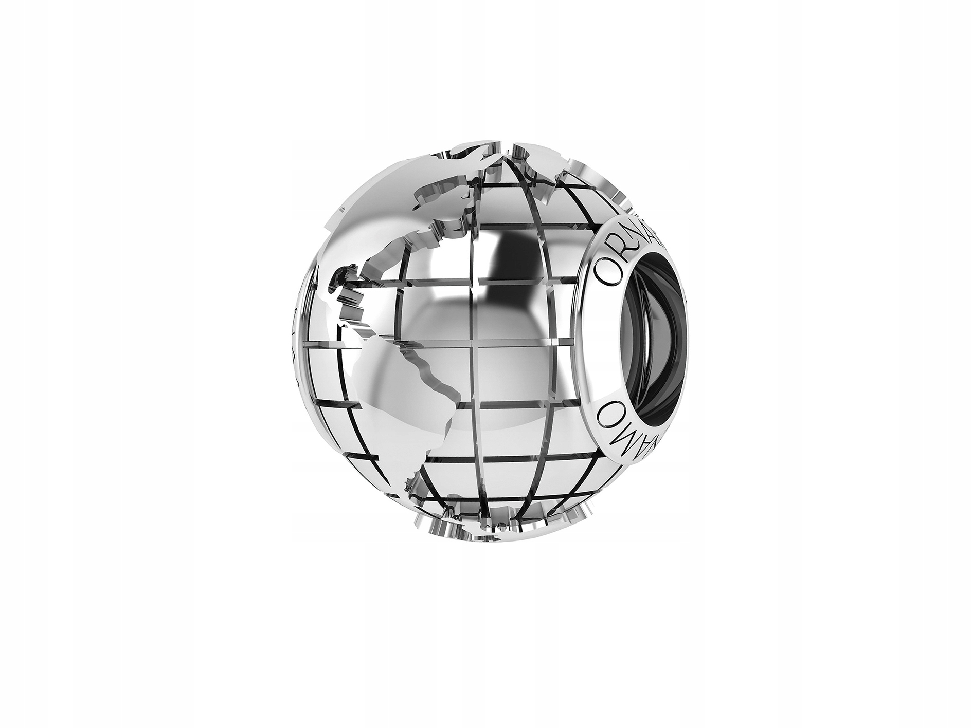 Stříbrný přívěsek Ornamo Globus Logo Stříbro o ryzosti 925