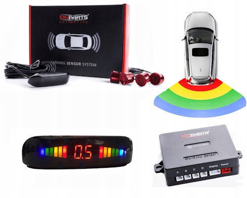 ПАРКУВАЛЬНІ ДАТЧИКИ ЗАДНЬОГО ХОДУ ТВЕРДЖЕННЯ ЧЕРВОНИЙ