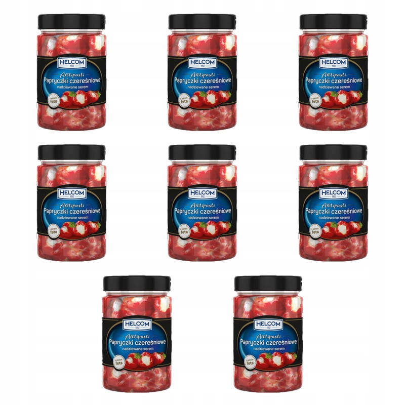 Papričky plněné sýrem 327 ml Helcom X8