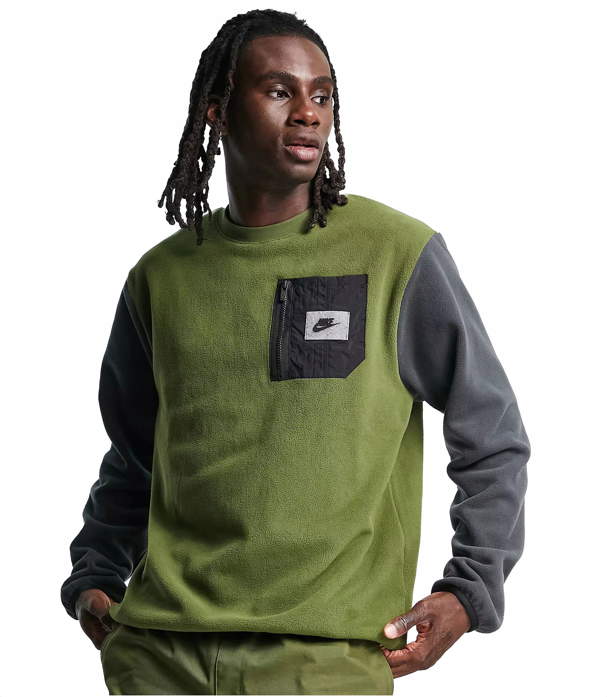 Nike Teplá Fleecová pánská mikina mikina Fleece sportovní Therma Fit