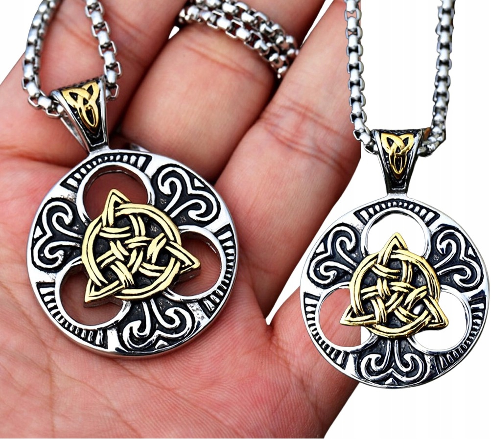 

Naszyjnik Viking Męski Węzeł Nordic Amulet Trinity