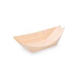 

Drewniana łódka fingerfood 13x8cm 100 szt.