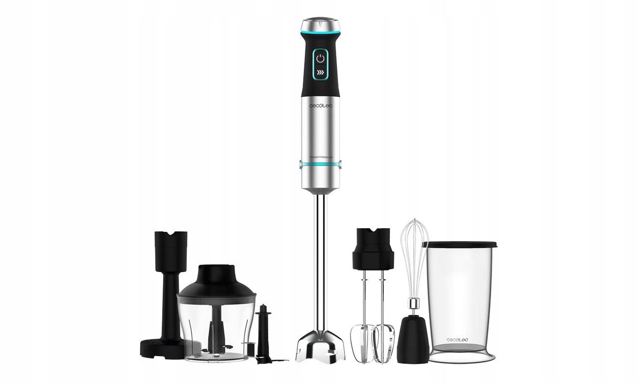 Tyčový mixér Cecotec Power TitanBlack 1200 XL 1200 W strieborný/sivý