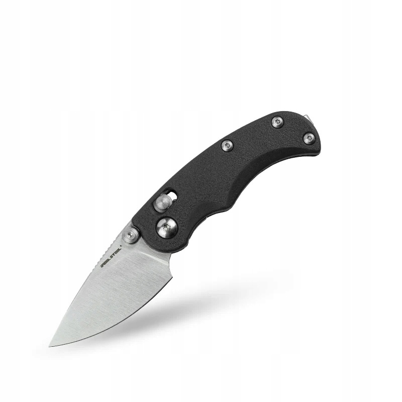 Nůž Real Steel Esca 7181SB Crossbar Lock Satin 12C27 Black