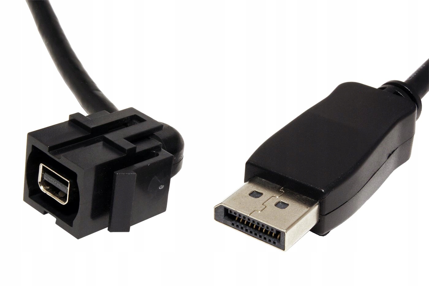 Bachmann Keystone modul mini Dp(f) Dp(m), kabel 0,5m, černý (917.214)