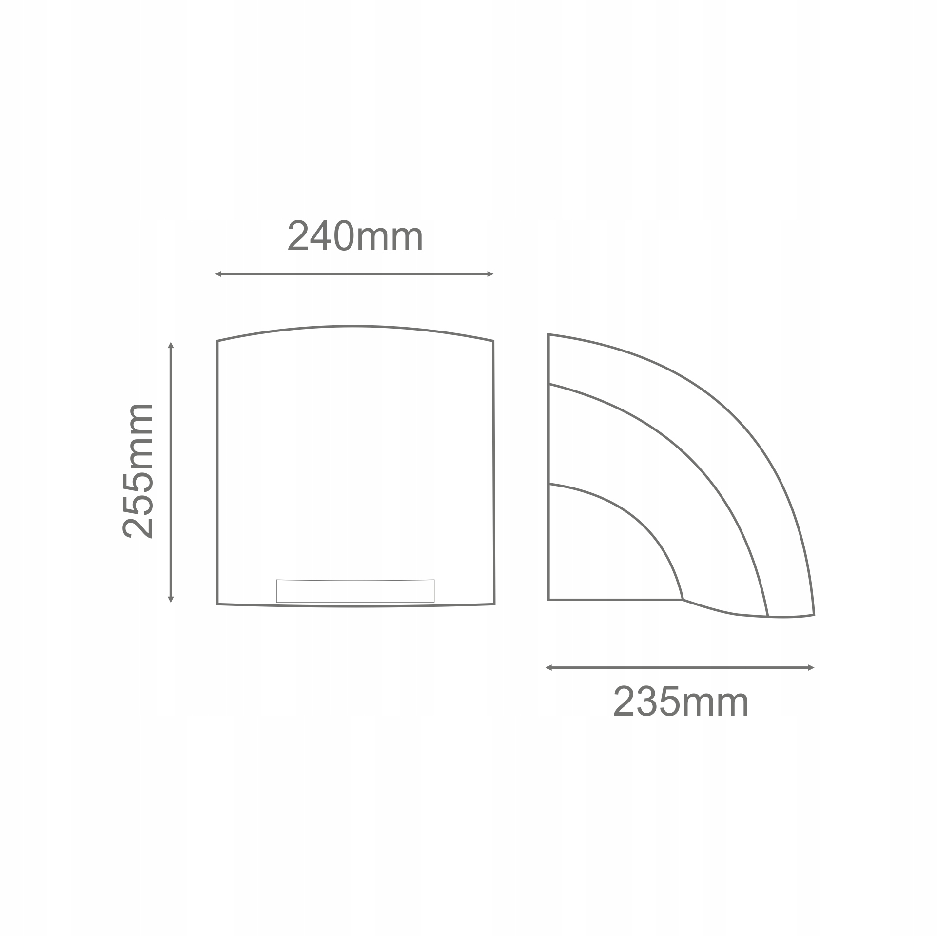 Elektryczna suszarka do rąk automatyczna cicha WARMTEC MDF 2000W biała Kod producenta MDF2000W_B