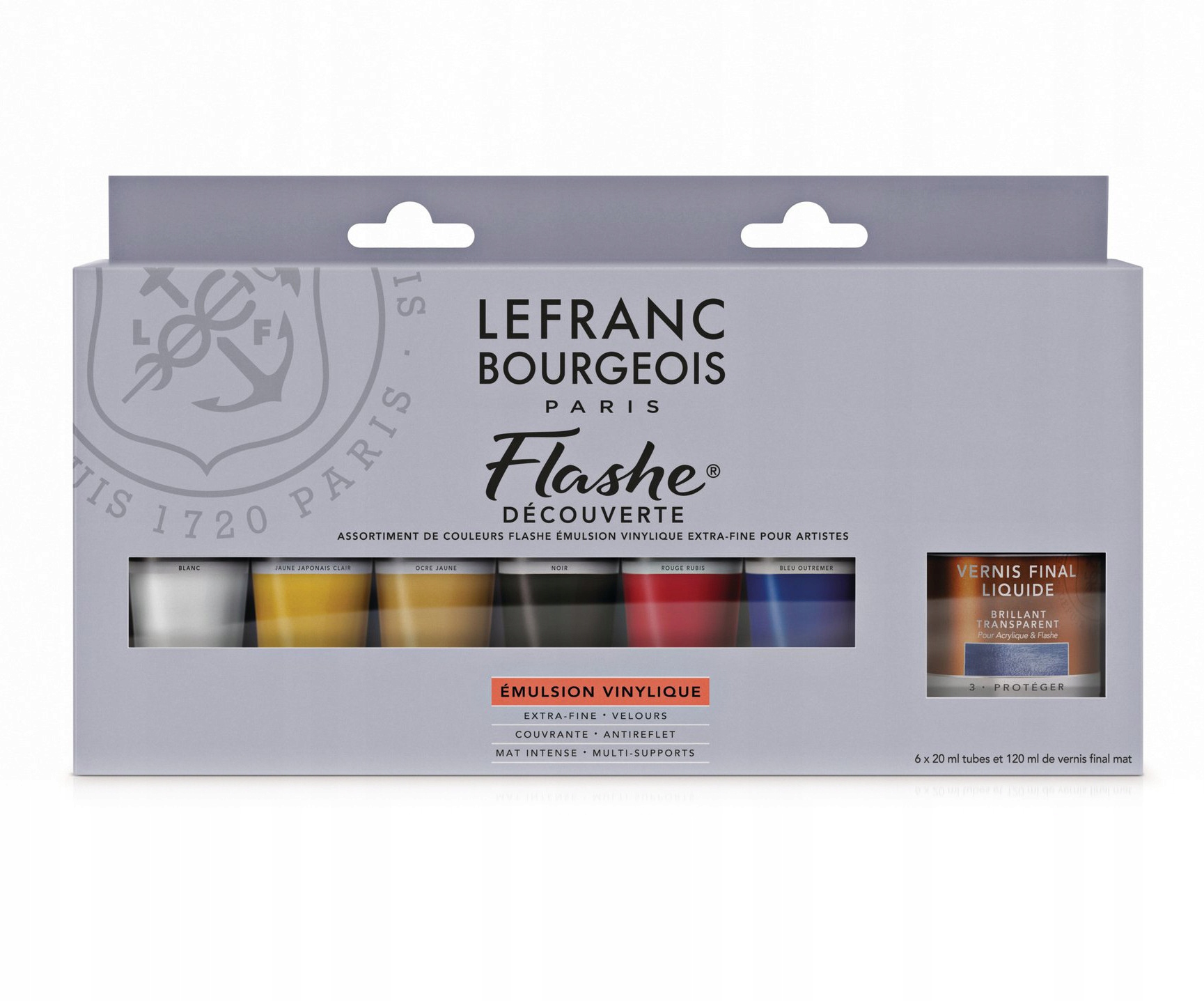 Sada vinylových barev Flashe L&b 6 x 20 ml