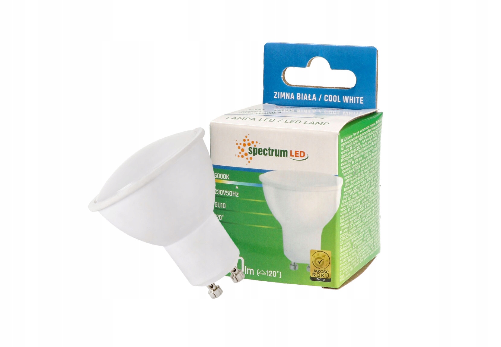 

Żarówka Led GU10 1,5W zimna WOJ13269 Spectrum