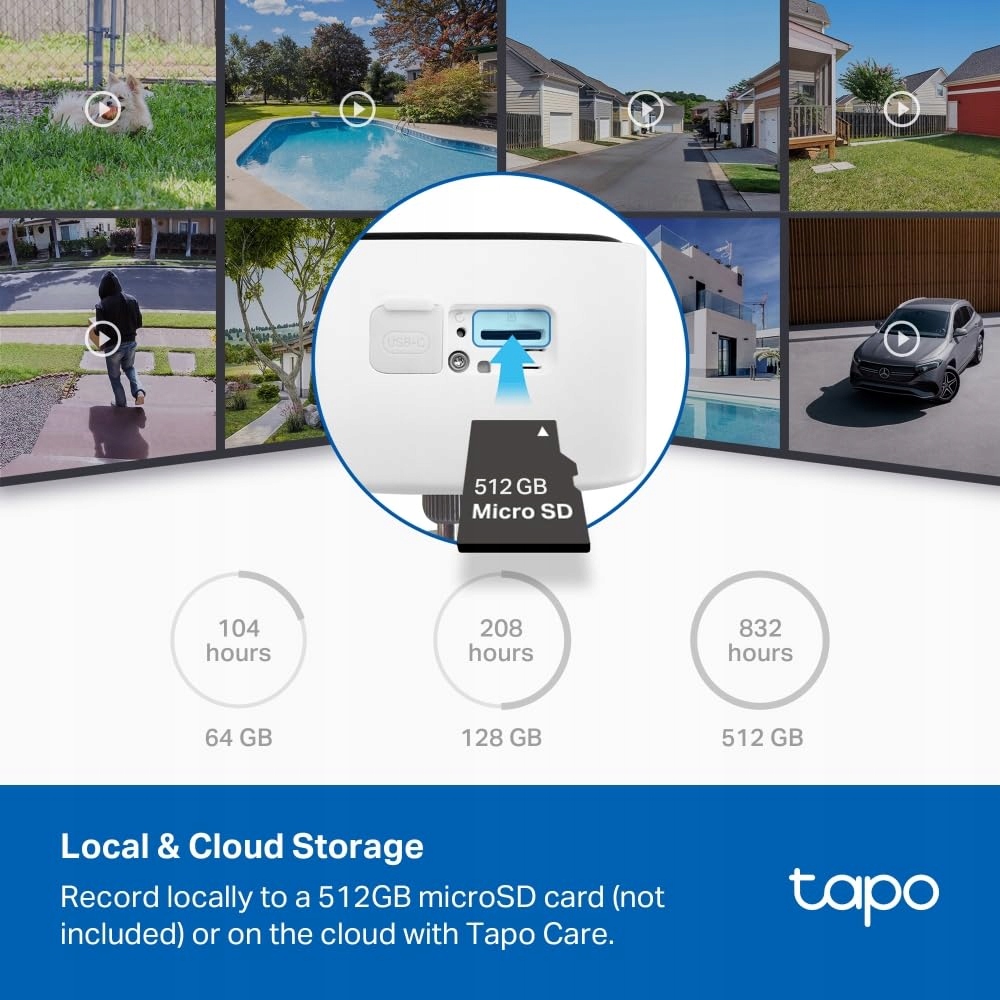 TAPO C400 Kamera Zewnętrzna Akumulatorowa 1080p HD WiFi Nocna Pogodoodporna — miniatura 6