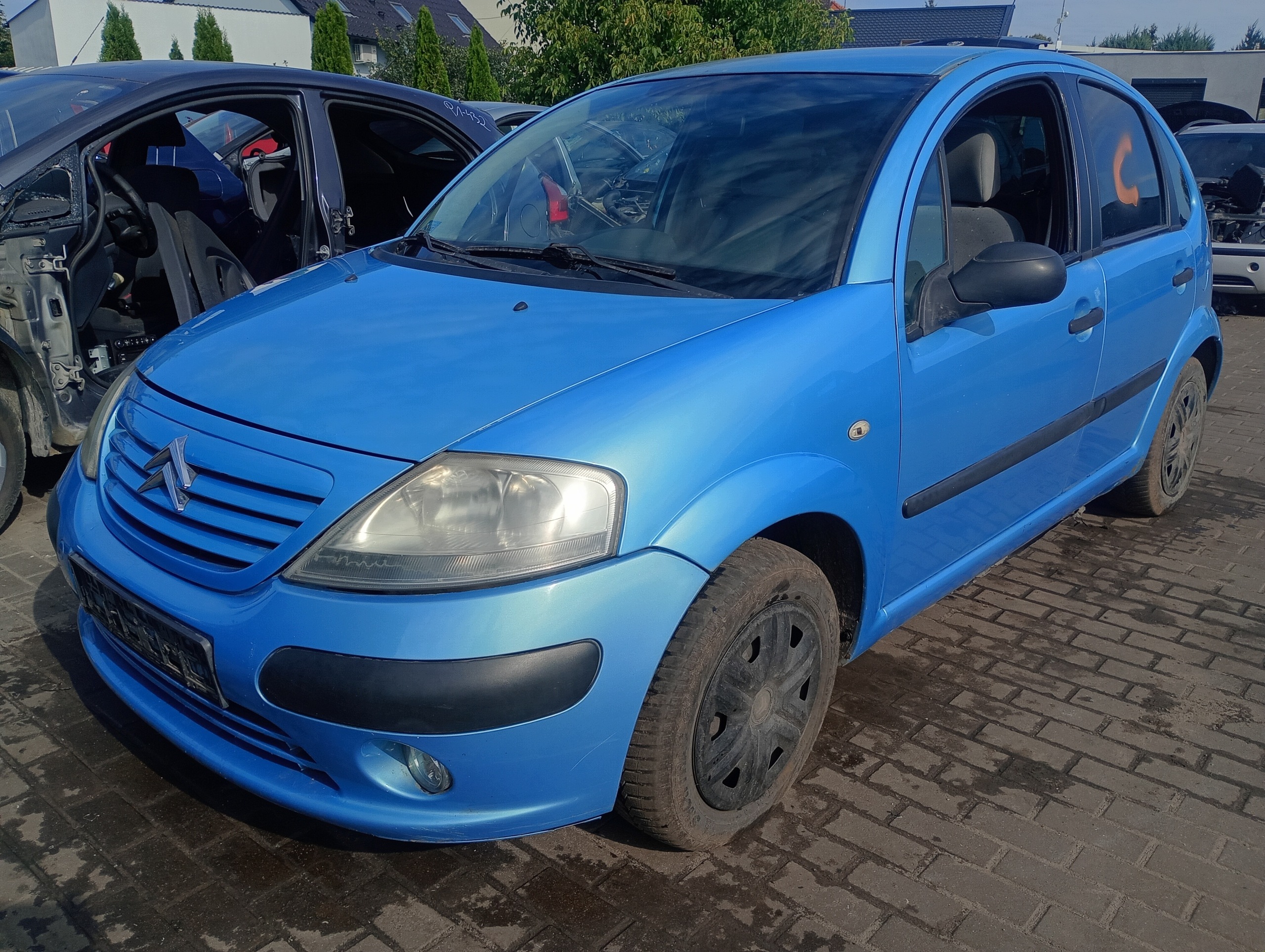 ABLAK oldalsó karosszéria bal hátso far Citroen C3 02-10