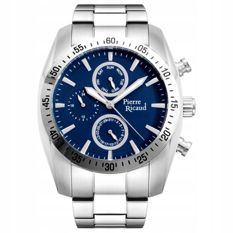 Pánské Hodinky Pierre Ricaud P89281.5115QF stříbrné