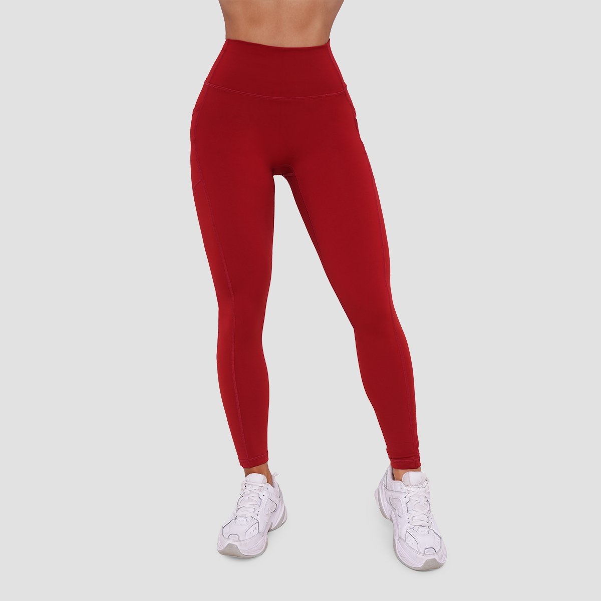 GymBeam Damskie leginsy Ignite Dark Red M