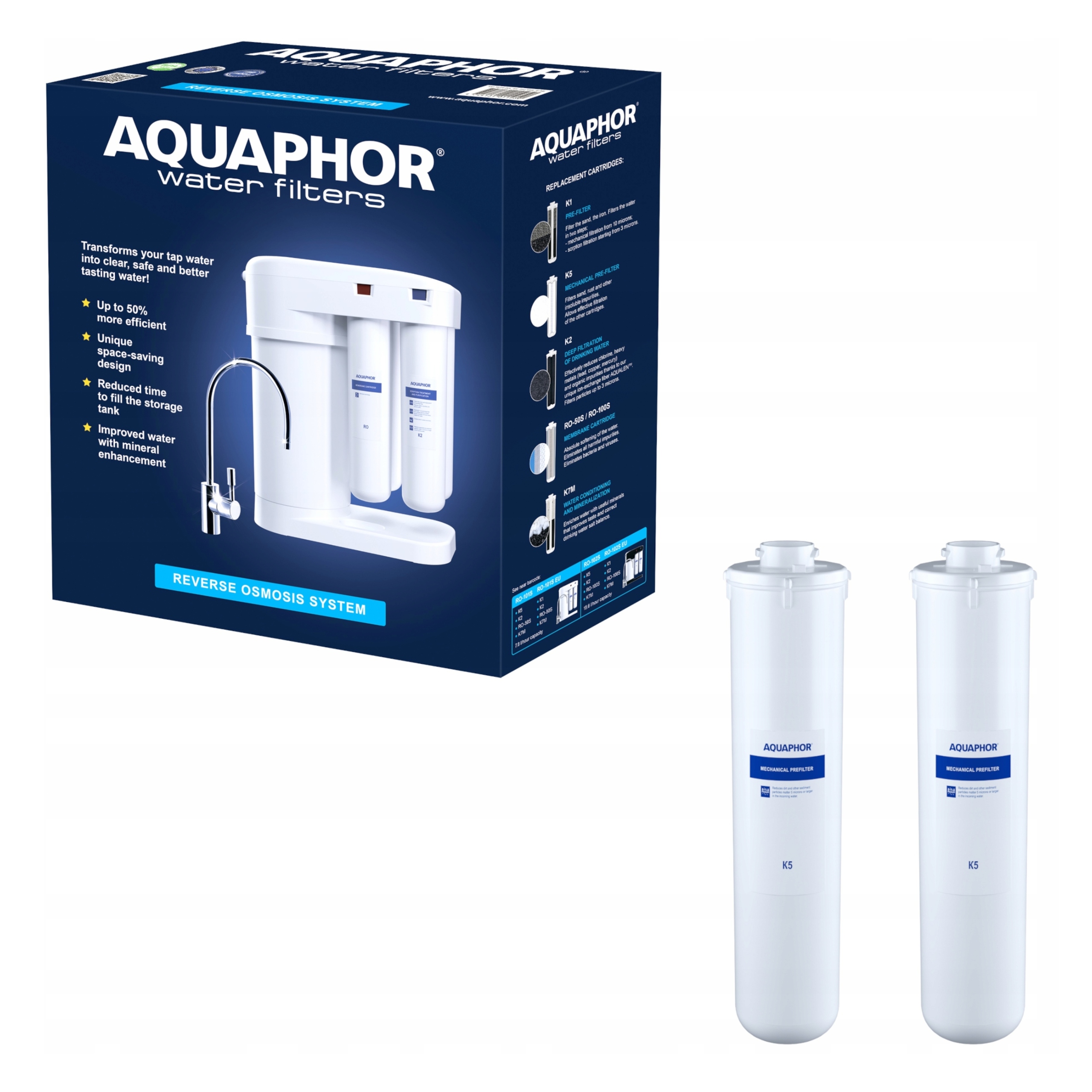 Filtr na vodu Aquaphor RO-101S Morion K5, K2
