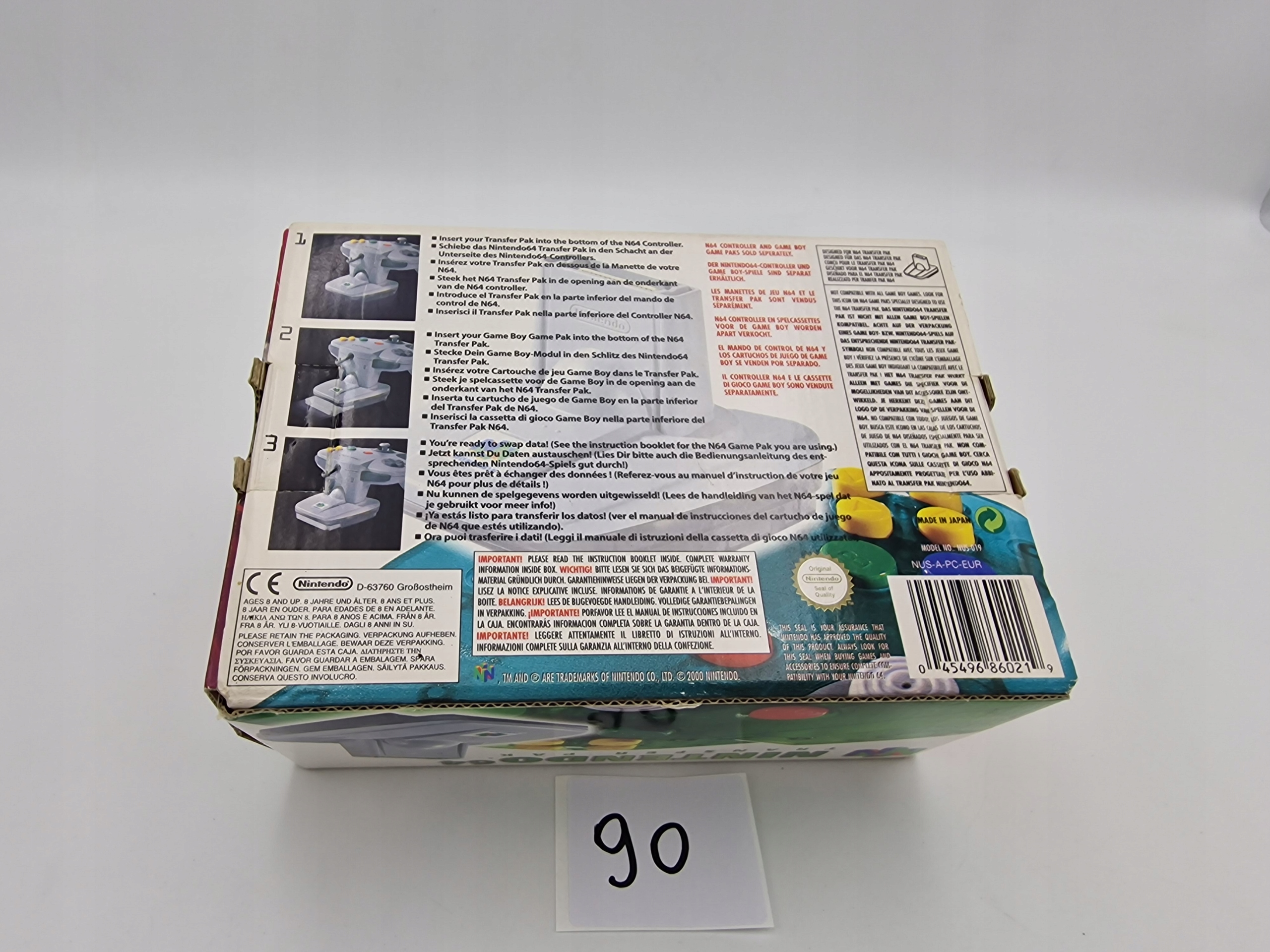 TRANSFER PAK NINTENDO 64 NUS-019 ORYGINAŁ Typ inny