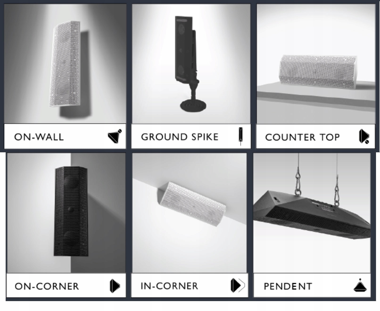 Lithe Audio iO1 aktywny głośnik naścienny Black Kod producenta Lithe Audio iO1